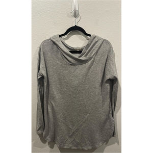 SILENCE + NOISE Grey Long Sleeve Hooded Sweatshirt